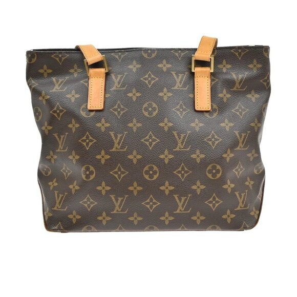 LOUIS VUITTON Cabas Piano Shoulder Bag Monogram Leather Brown - Picture 3 of 15